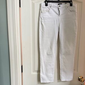 NYDJ Women's Cropped White Jeans